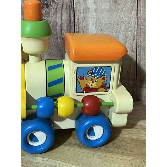 1982 Child Guidance Busy Choo-Choo Train Toy Educational VTG Used See Pictures! - Picture 3 of 11